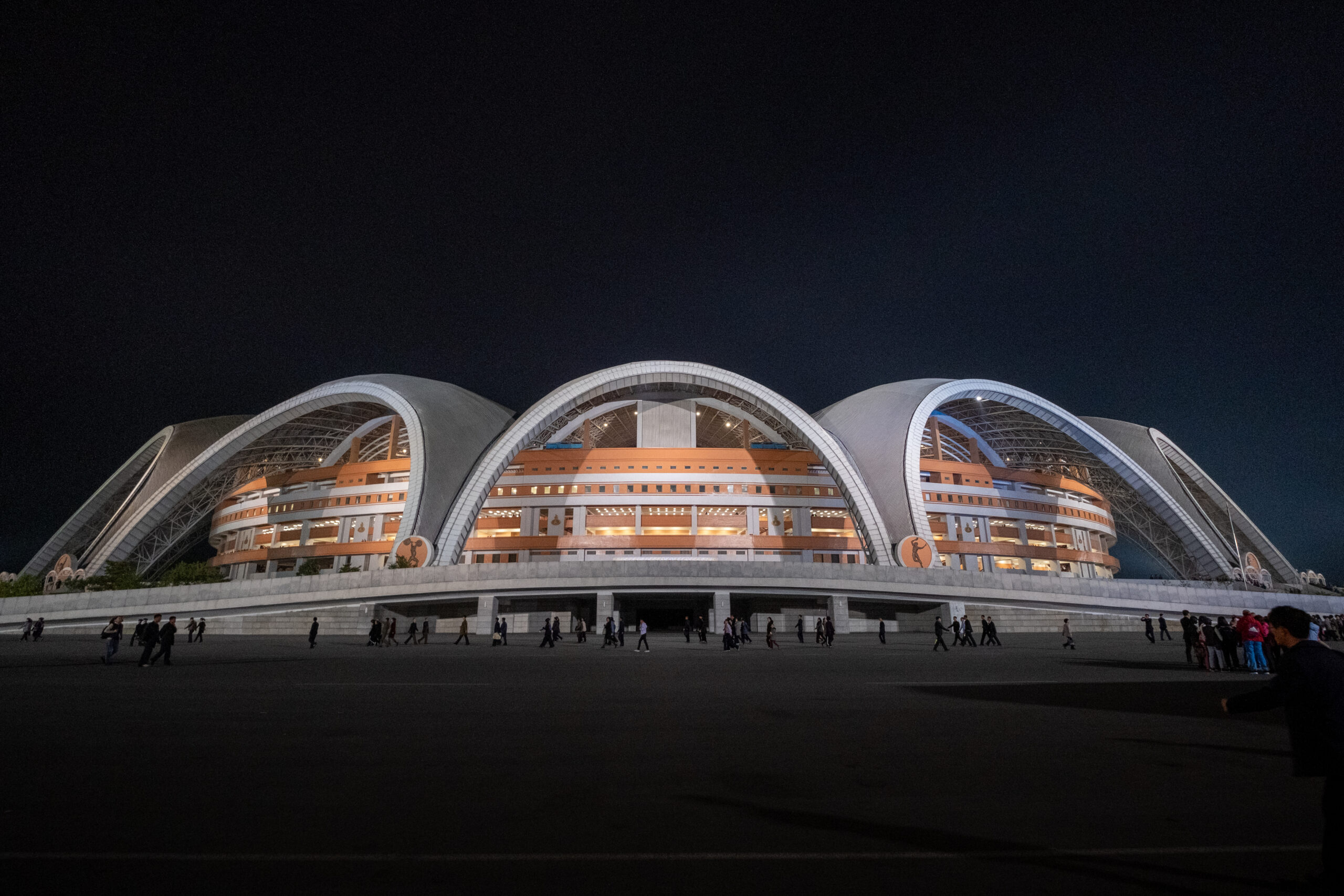 The May Day Stadium in Pyongyang in North Korea