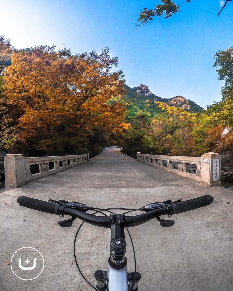 Bjerg Cykling Nordkorea Natur