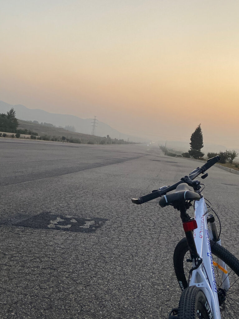 Bike on Highway